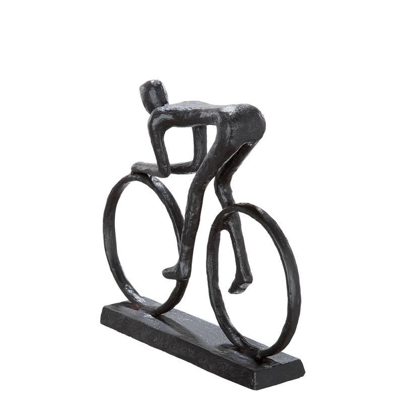 Cykelrytter, 15 cm i Jern
