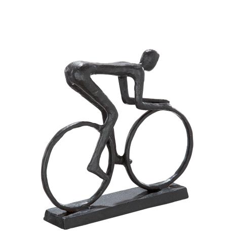 Cykelrytter, 15 cm i Jern