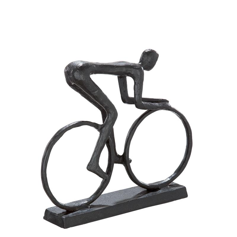 Cykelrytter, 15 cm i Jern