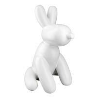 Balloon Dog, Lucy, hvid i keramik, 25 cm