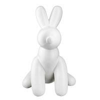 Balloon Dog, Lucy, hvid i keramik, 25 cm