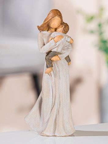 Mor og barn, Forbundet  figur, 22 cm