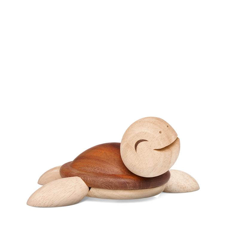 Skilpadden Henry, The small Turtle, 12 cm fra FableWood