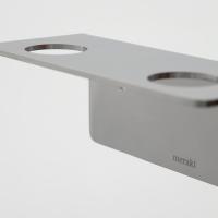 Meraki Vægophæng, 2 huller Silver, Stainless steel